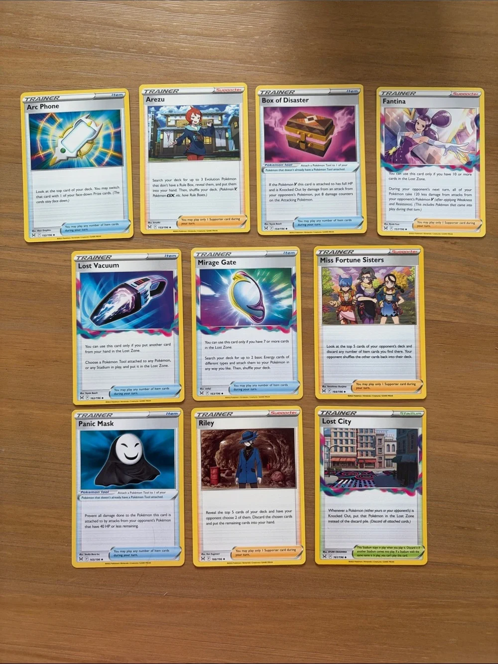 Lost Origin Trainer Card Lot 10 Cards | Mirage Gate, Lost Vacuum, Fantina ✨5/$25